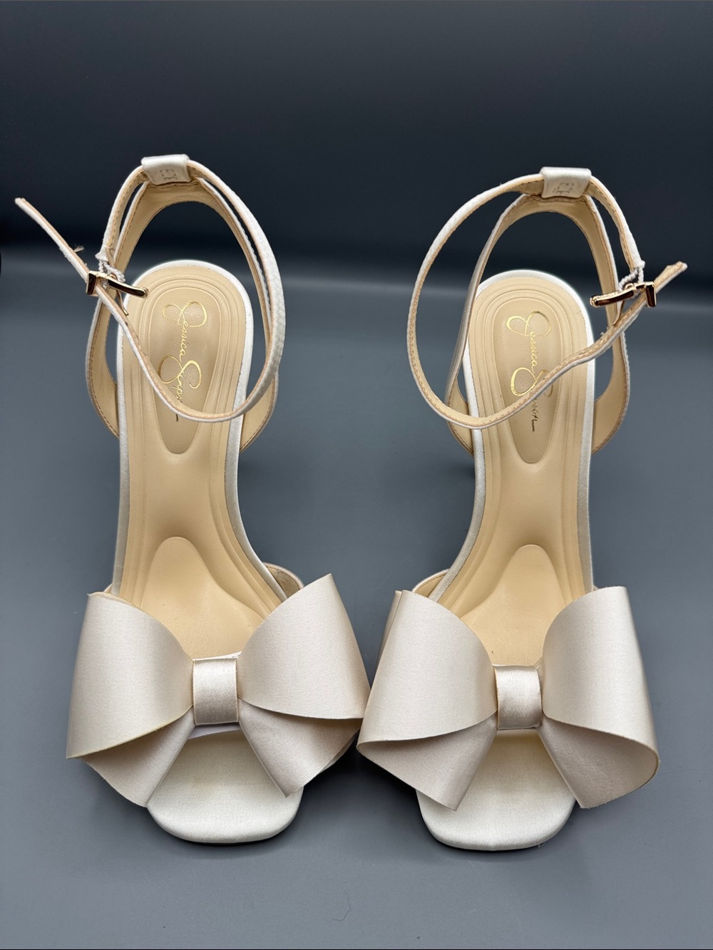 Jessica Simpson Women's Olivine Bow Stiletto Dress Sandals